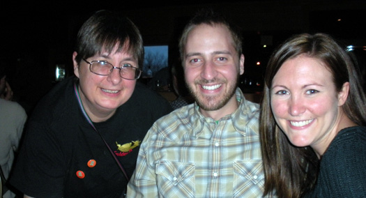 Cindy, Ross and Audrey