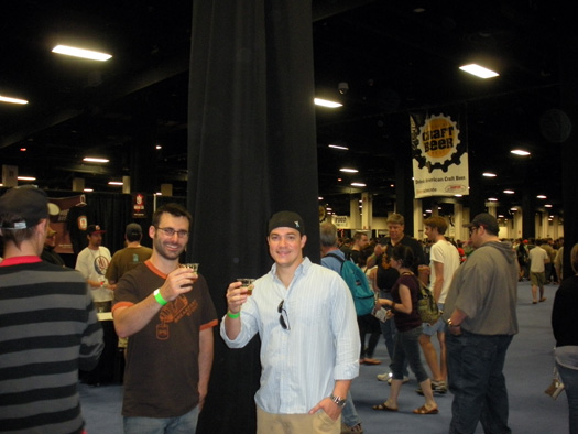 entering american craft beer festival