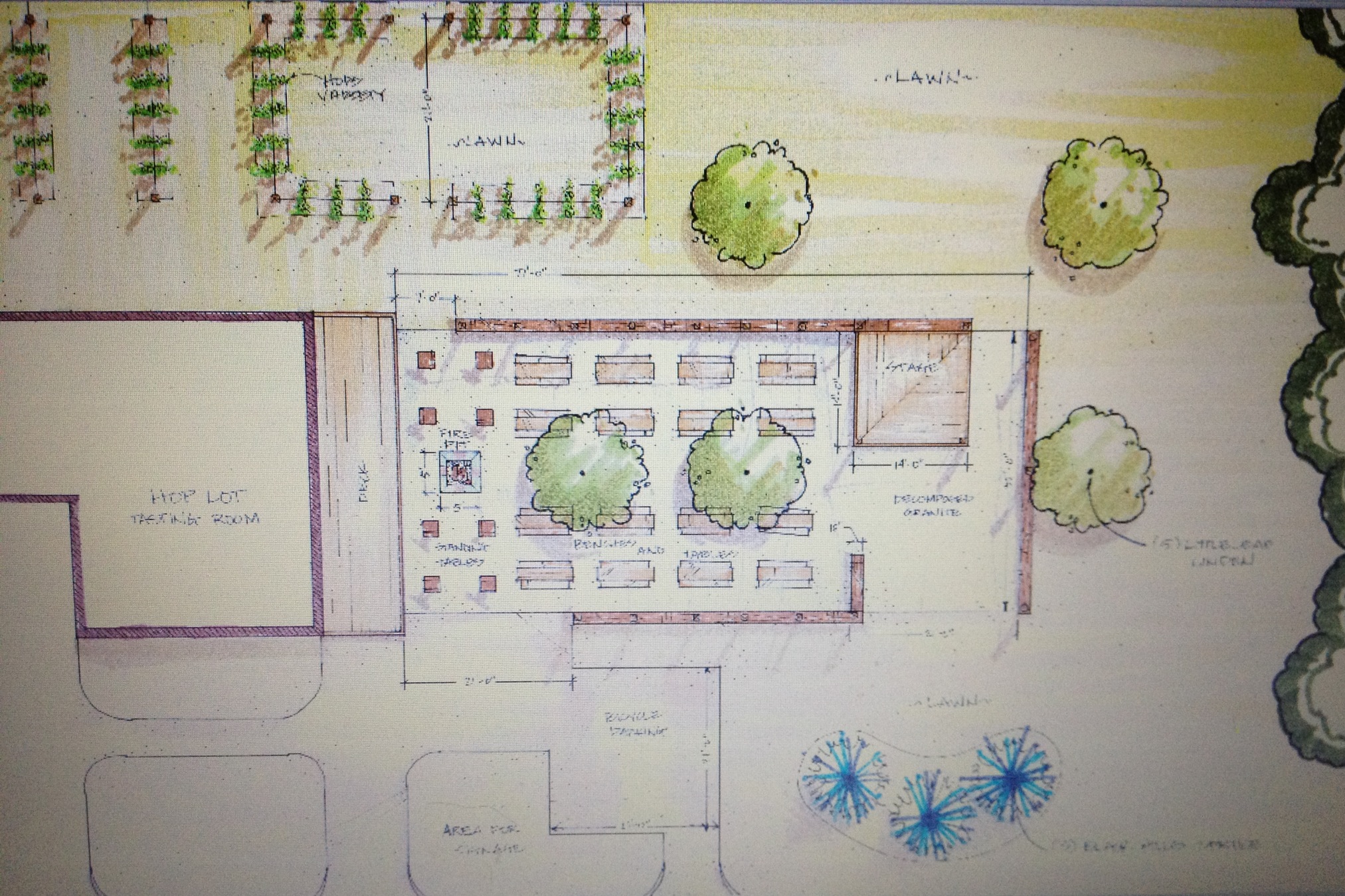 Beer Garden Layout 1